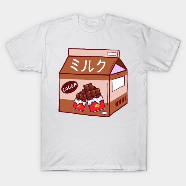 Chocolate Milk T-Shirt by Riacchie Illustrations